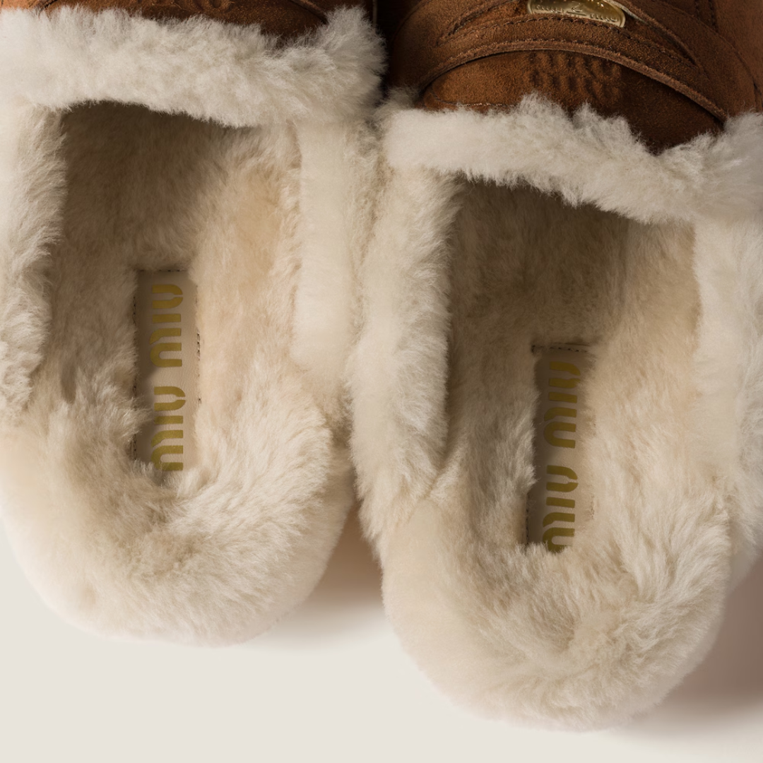 Suede Mules