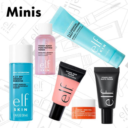 e.l.f. calendar mini skincare and primers