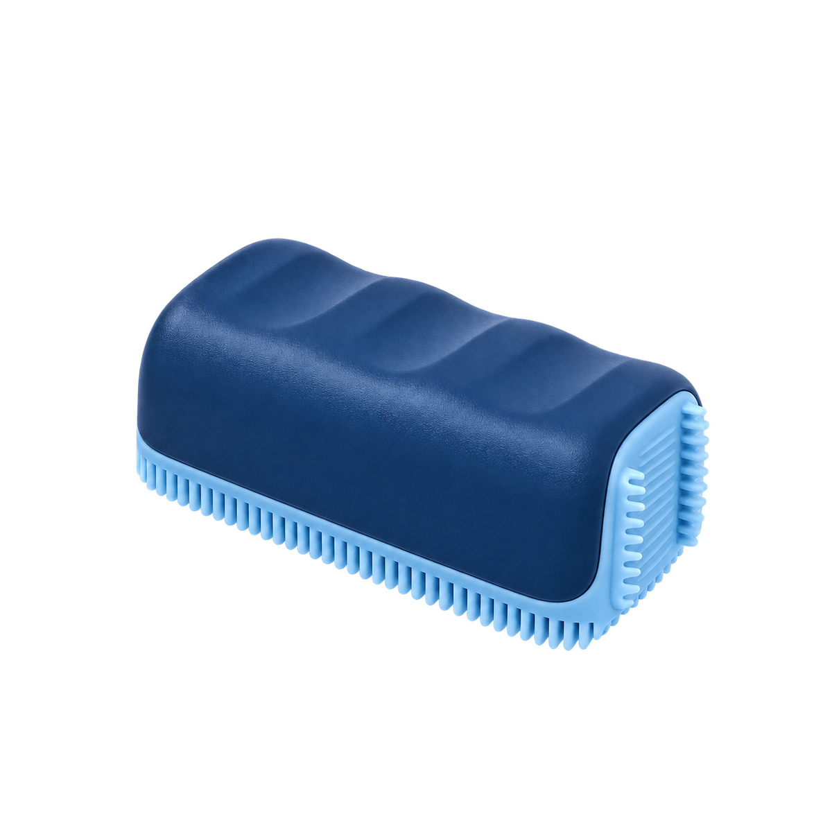 Blue reusable rubber pet hair remover gift