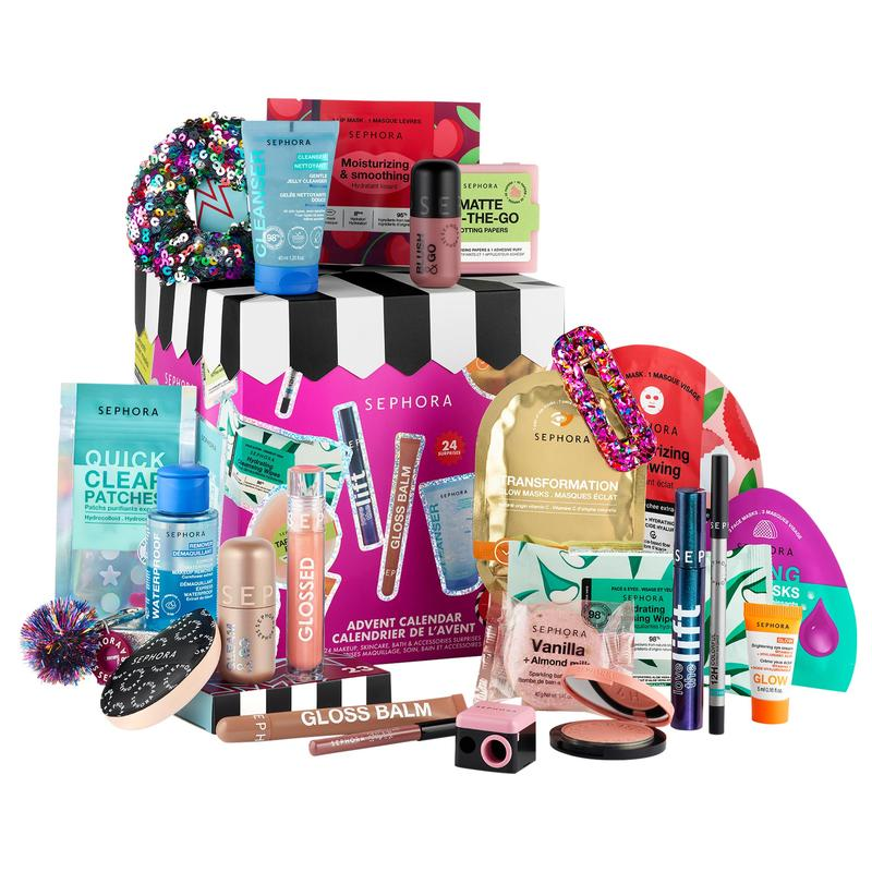 Calendar and beauty assortment